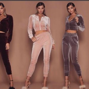 Meshki Velvet Tracksuit